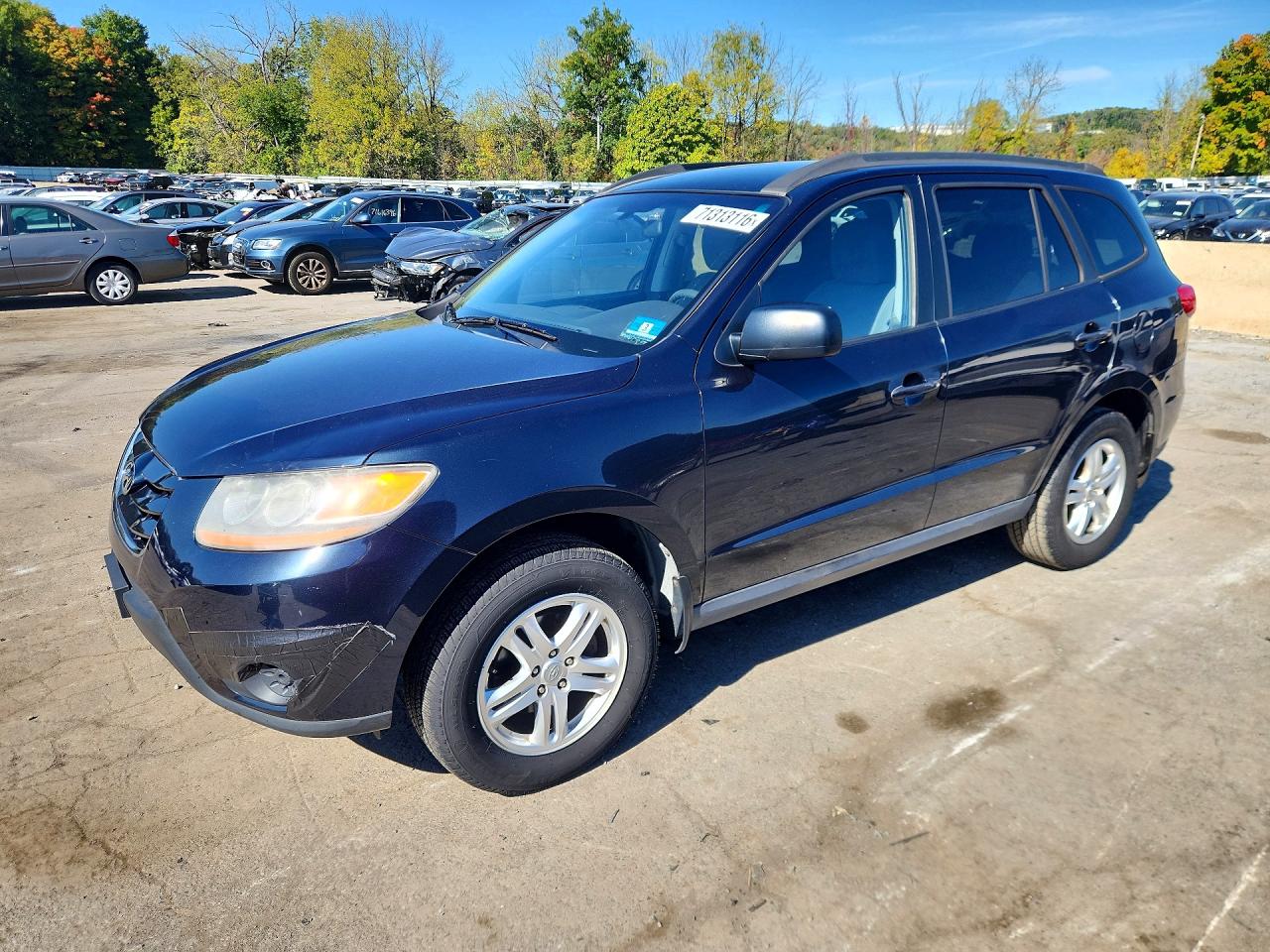 2010 HYUNDAI SANTA FE GLS | 5NMSGDAB3AH368542 | UPCARS