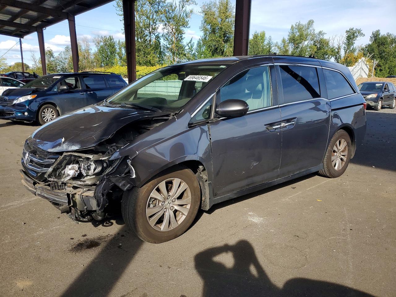 2015 HONDA ODYSSEY EXL | 5FNRL5H67FB100207 | UPCARS