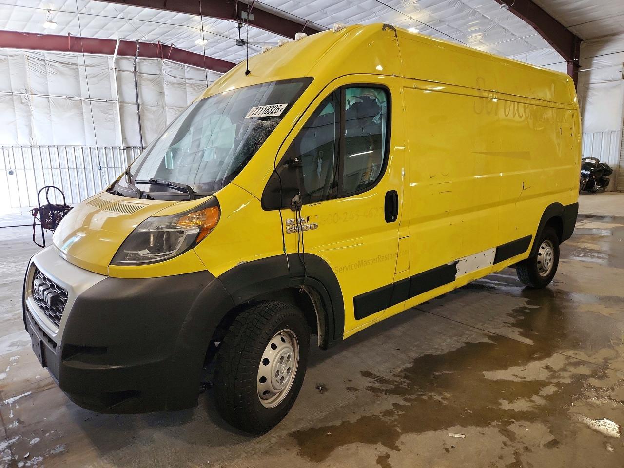2021 RAM PROMASTER DELIVERY VAN | 3C6LRVDG1ME589992 | UPCARS