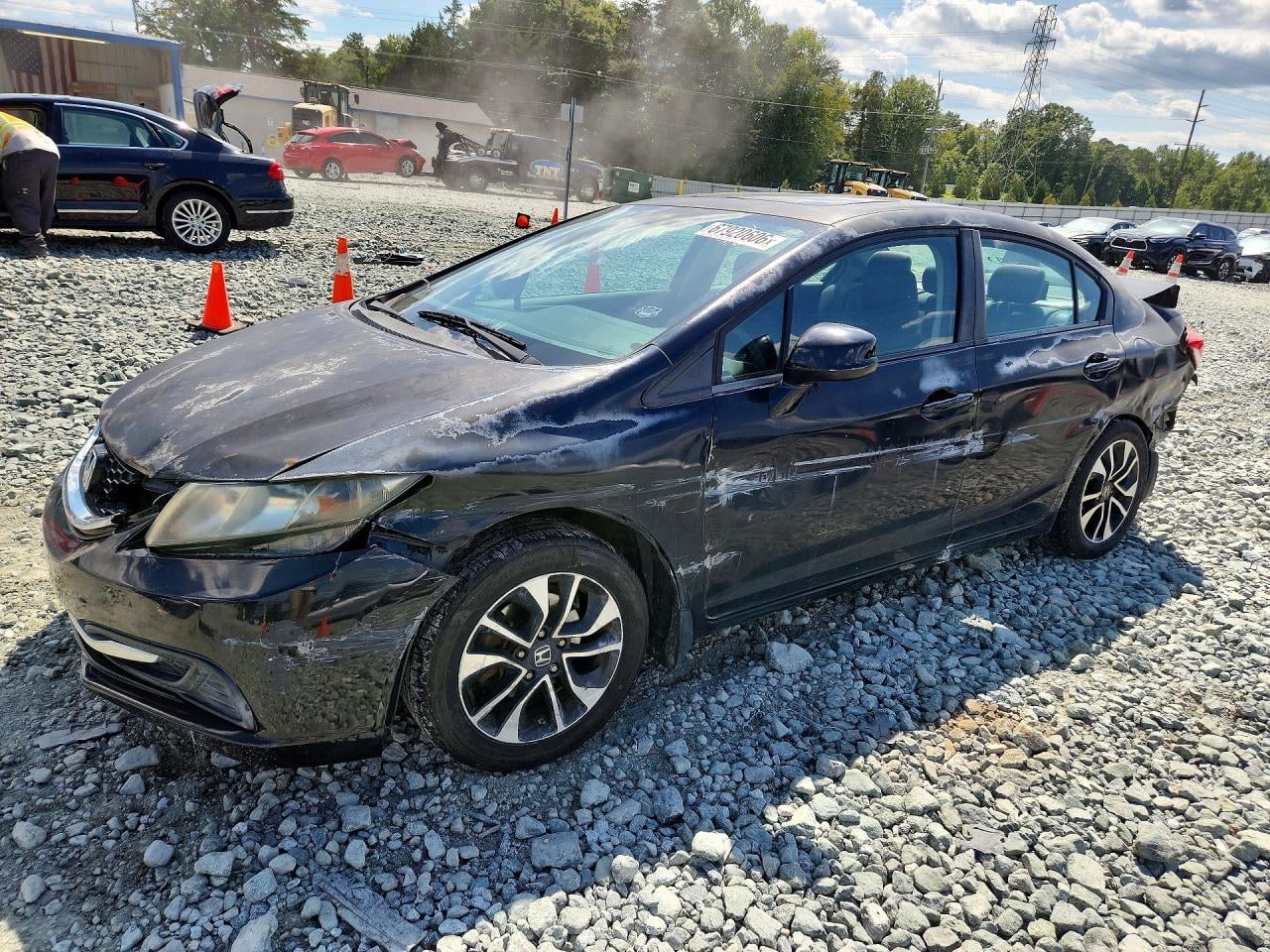 2013 HONDA CIVIC EX | 2HGFB2F84DH540774 | UPCARS