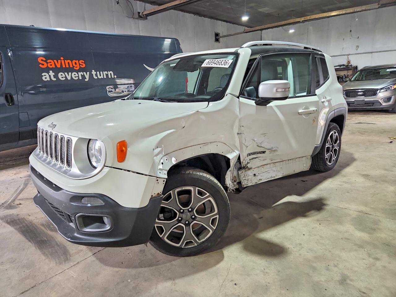 2017 JEEP RENEGADE LIMITED | ZACCJBDB9HPF18034 | UPCARS