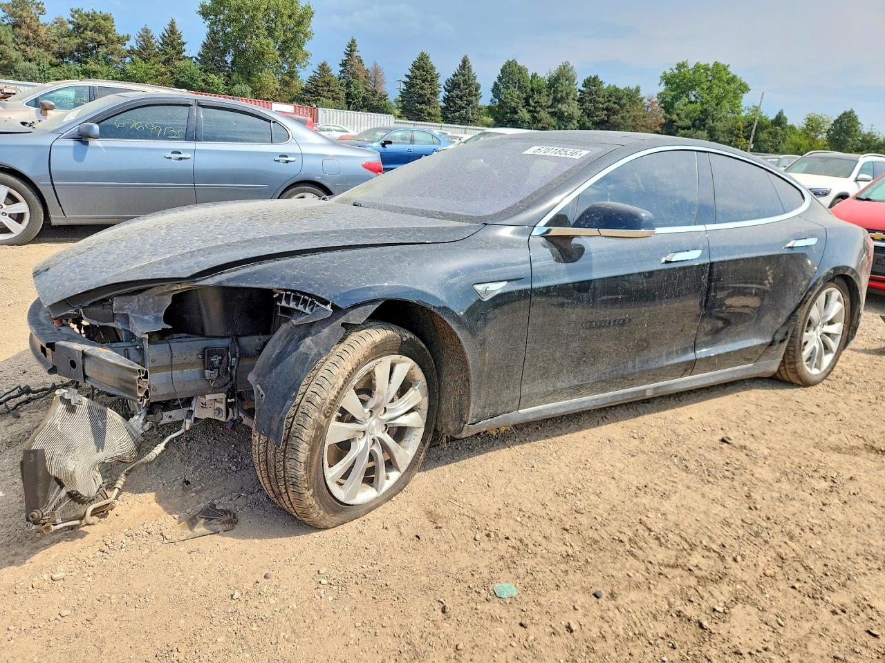 2014 TESLA MODEL S | 5YJSA1H1XEFP43380 | UPCARS