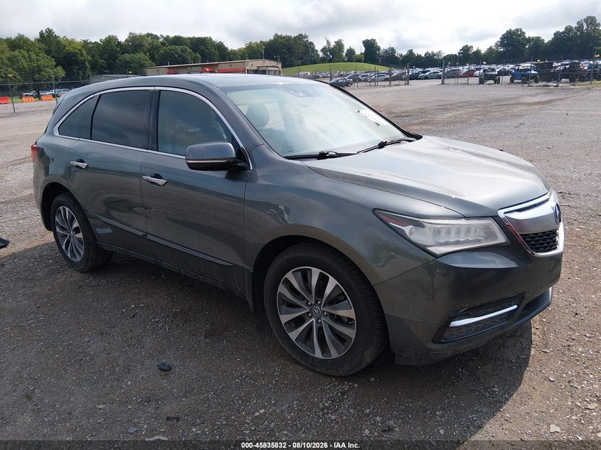 2016 ACURA MDX TECHNOLOGY   ACURAWATCH PLUS PACKAGES/TECHNOLOGY PACKAGE | 5FRYD4H42GB055842 | UPCARS