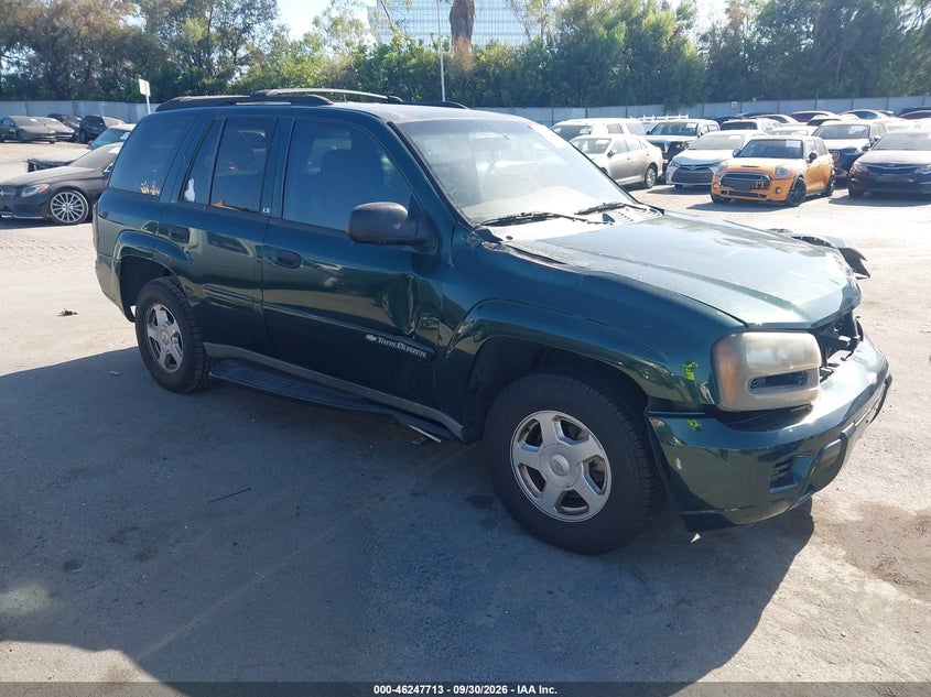 2002 CHEVROLET TRAILBLAZER LS | 1GNDT13S022379592 | UPCARS