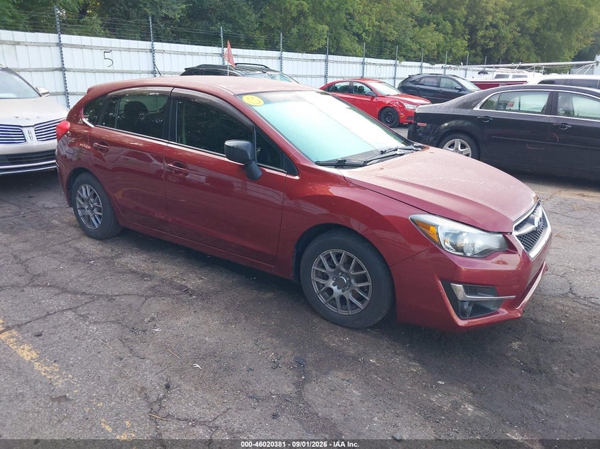 2016 SUBARU IMPREZA 2.0I | JF1GPAA67G8283338 | UPCARS