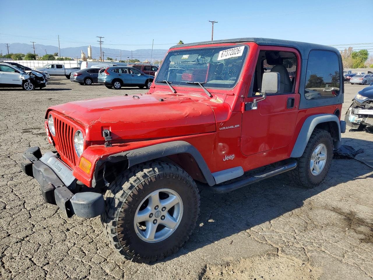 2000 JEEP WRANGLER SE | 1J4FA29P3YP709571 | UPCARS