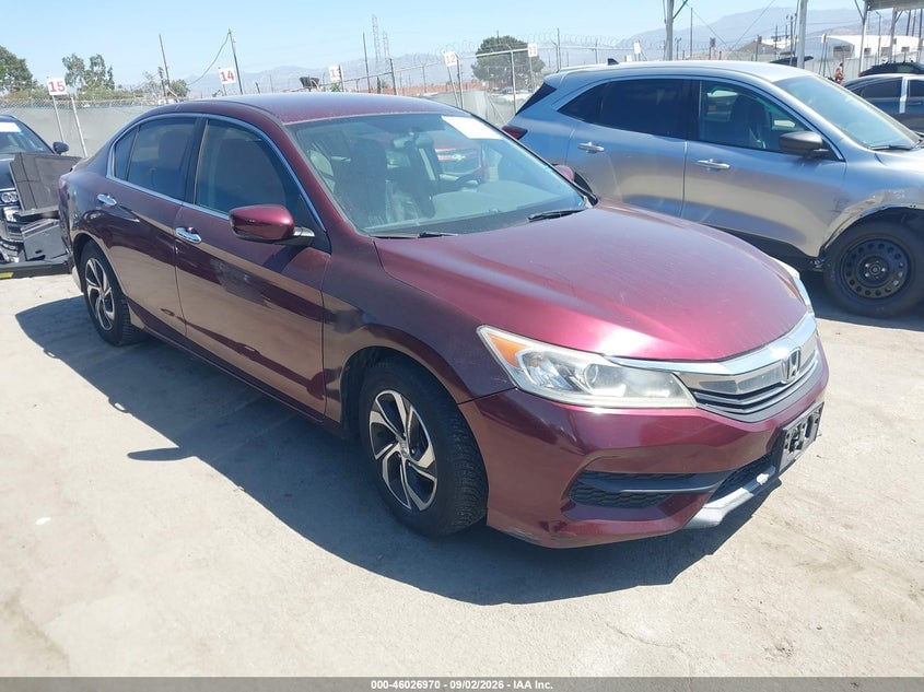 2016 HONDA ACCORD LX | 1HGCR2F33GA094414 | UPCARS