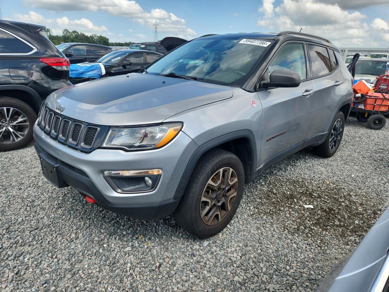2019 JEEP COMPASS TRAILHAWK | 3C4NJDDB4KT733132 | UPCARS