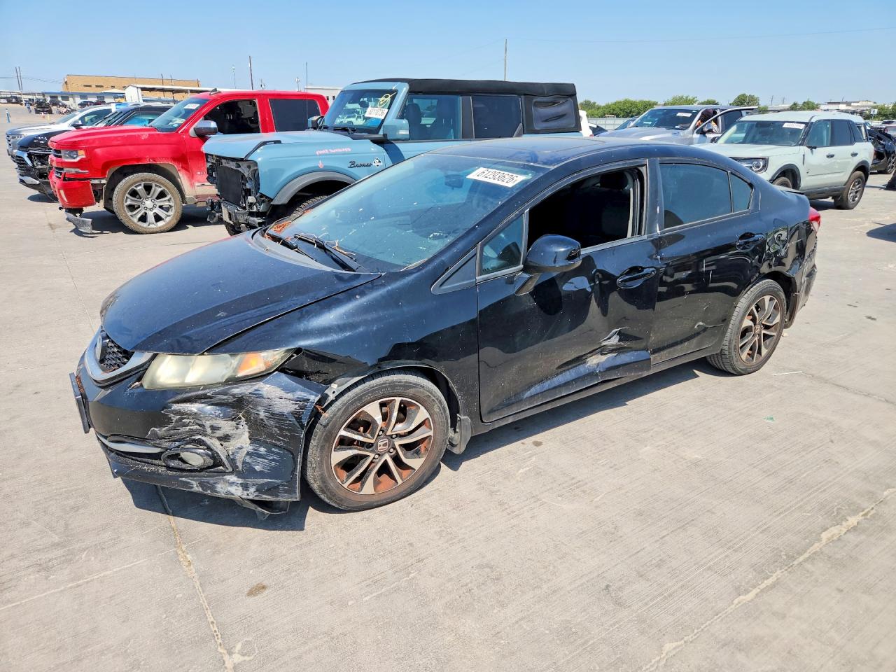 2013 HONDA CIVIC EXL | 19XFB2F99DE071314 | UPCARS