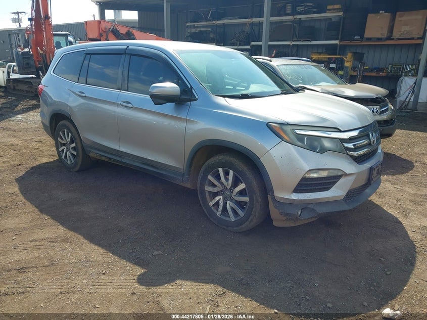 2017 HONDA PILOT EX | 5FNYF5H35HB011845 | UPCARS