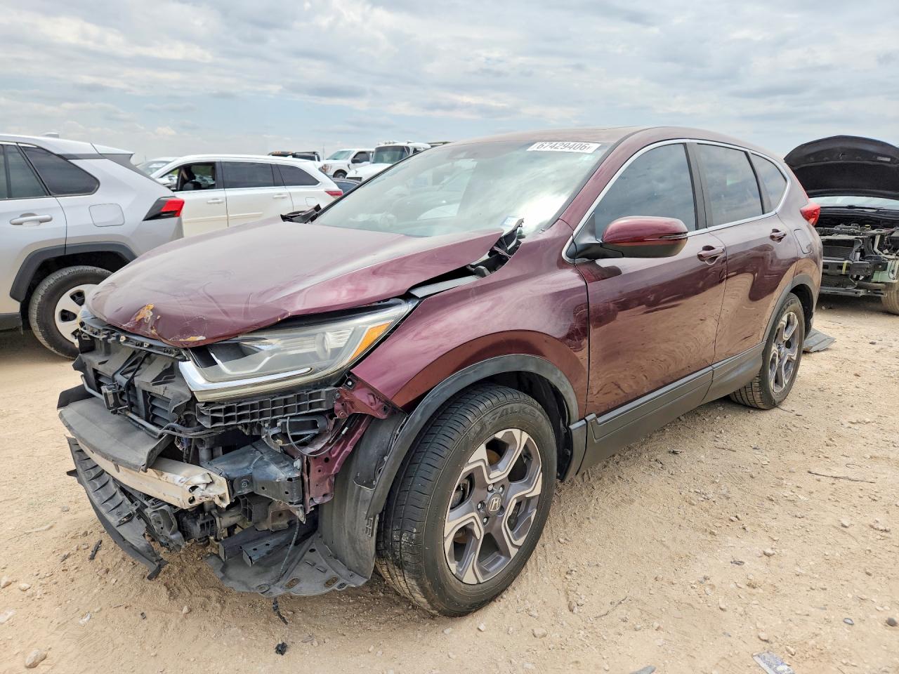 2017 HONDA CRV EX | 7FARW1H58HE025662 | UPCARS