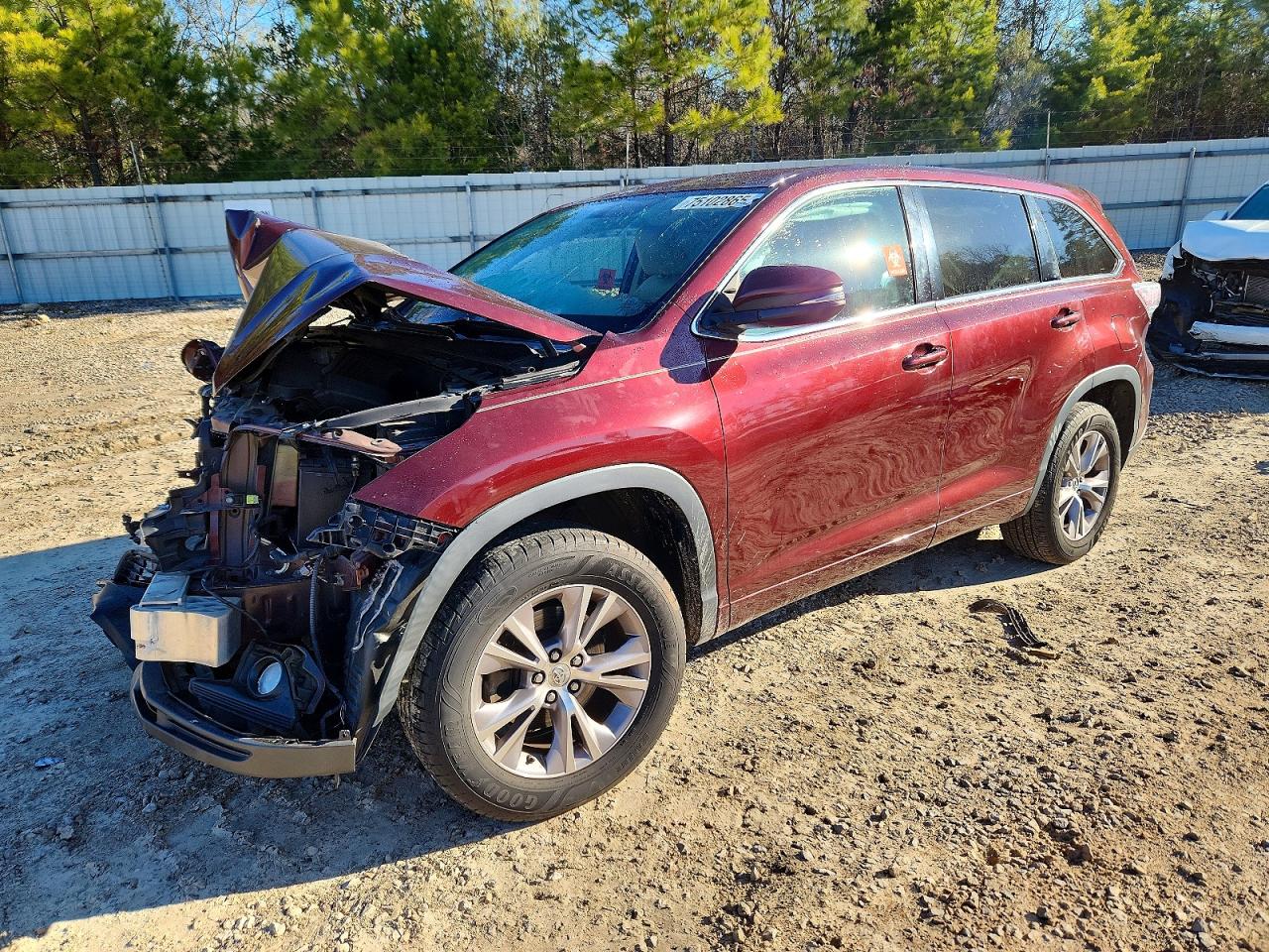 2014 TOYOTA HIGHLANDER LE | 5TDZKRFH6ES007381 | UPCARS