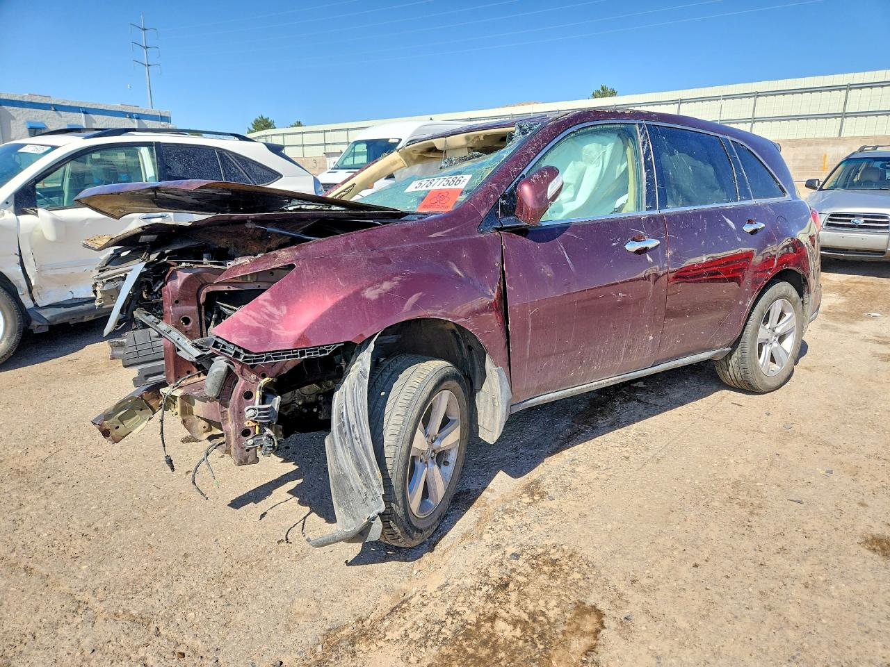 2012 ACURA MDX | 2HNYD2H29CH508602 | UPCARS
