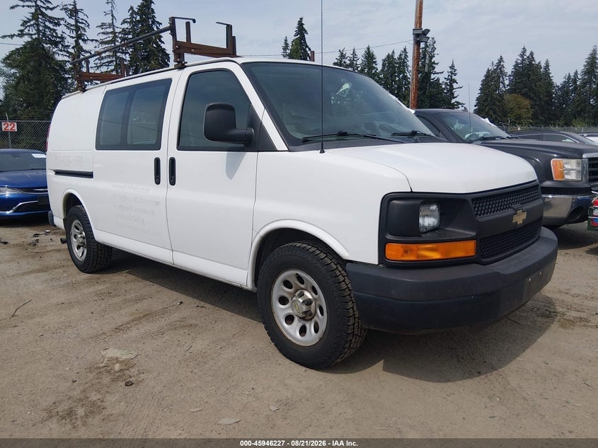 2014 CHEVROLET EXPRESS 1500 WORK VAN | 1GCSGAFX3E1132007 | UPCARS