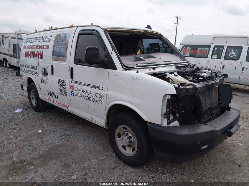 2020 CHEVROLET EXPRESS CARGO RWD 2500 REGULAR WHEELBASE WT | 1GCWGAFG3L1269768 | UPCARS