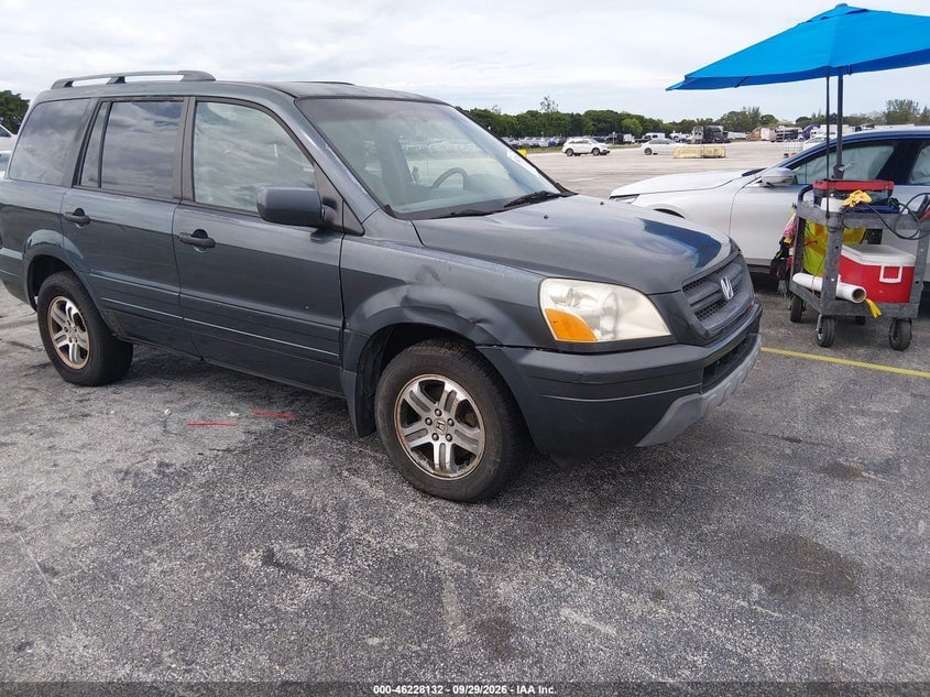 2004 HONDA PILOT EXL | 5FNYF185X4B007343 | UPCARS