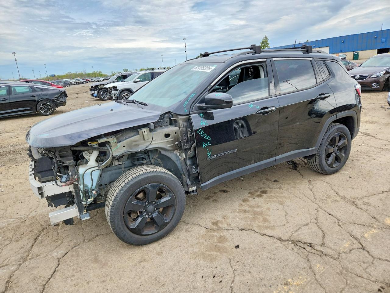 2018 JEEP COMPASS LATITUDE | 3C4NJDBB6JT349886 | UPCARS
