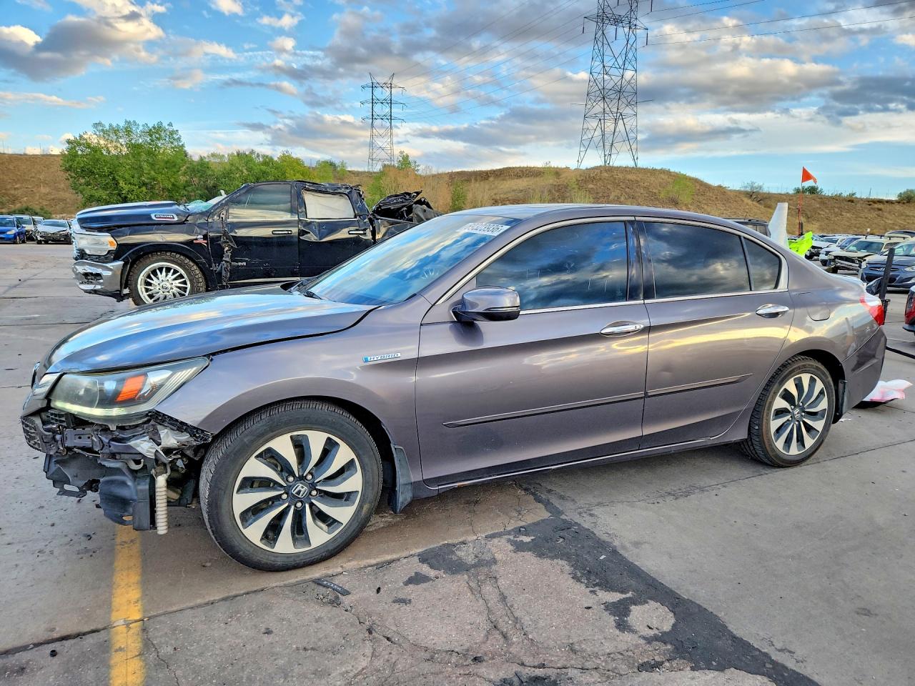 2014 HONDA ACCORD HYBRID EXL | 1HGCR6F52EA001338 | UPCARS