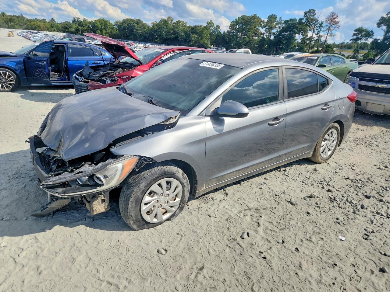 2017 HYUNDAI ELANTRA SE | KMHD74LF4HU127192 | UPCARS