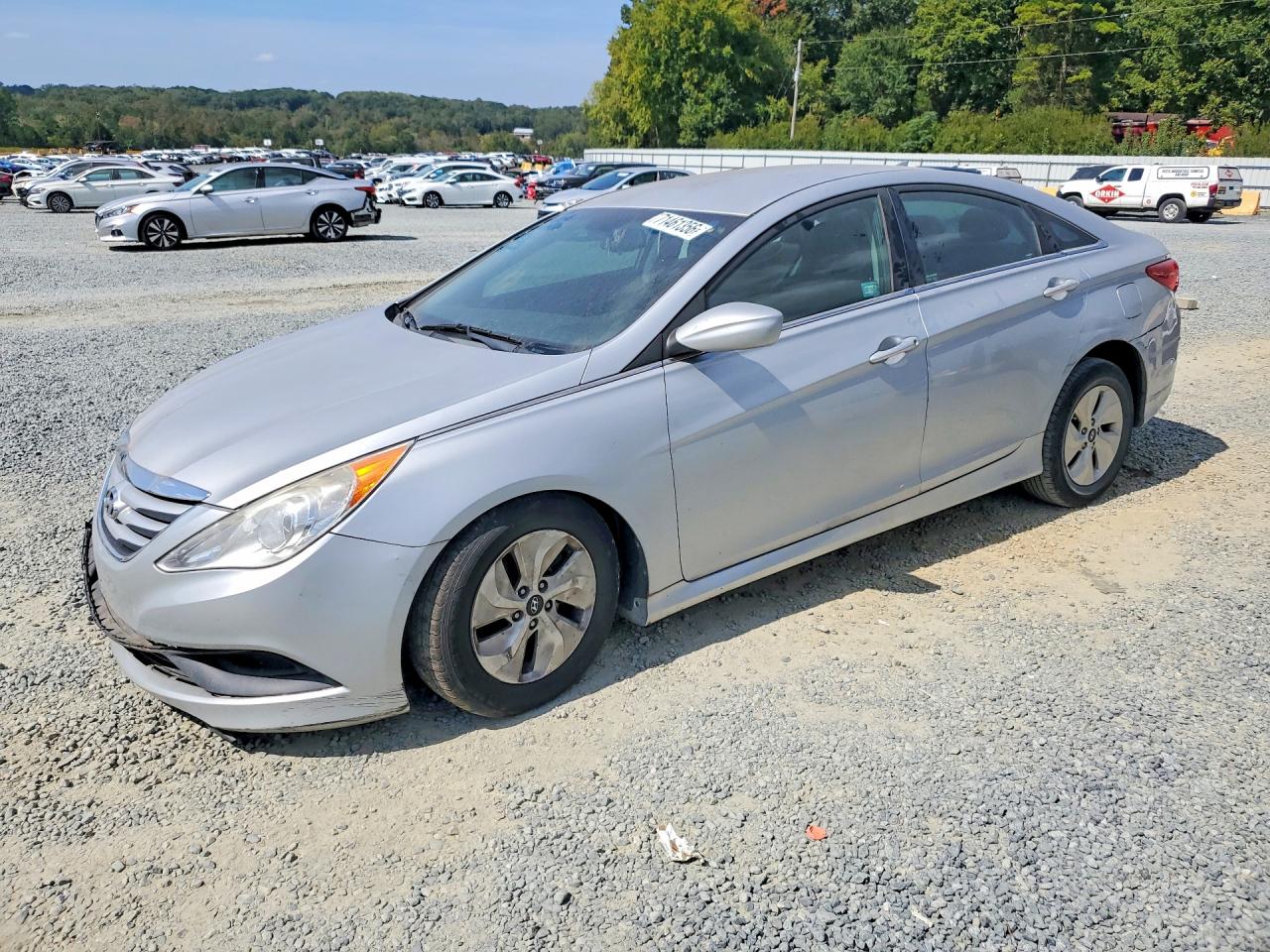 2014 HYUNDAI SONATA GLS | 5NPEB4AC8EH822135 | UPCARS