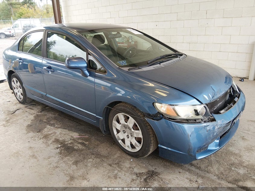 2009 HONDA CIVIC LX | 19XFA16539E005990 | UPCARS