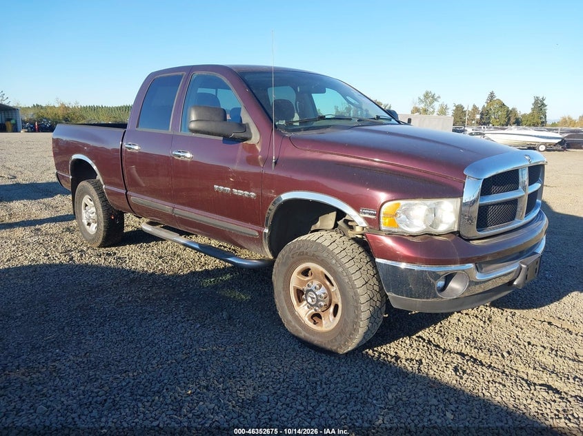 2005 DODGE RAM 2500 SLT/LARAMIE | 3D7KS28D85G820521 | UPCARS