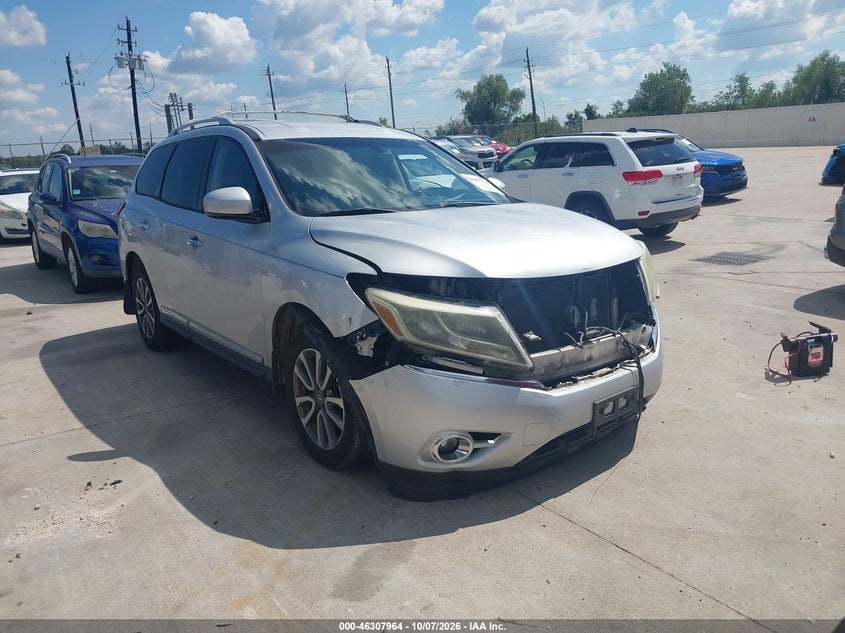 2013 NISSAN PATHFINDER SL | 5N1AR2MN6DC667134 | UPCARS