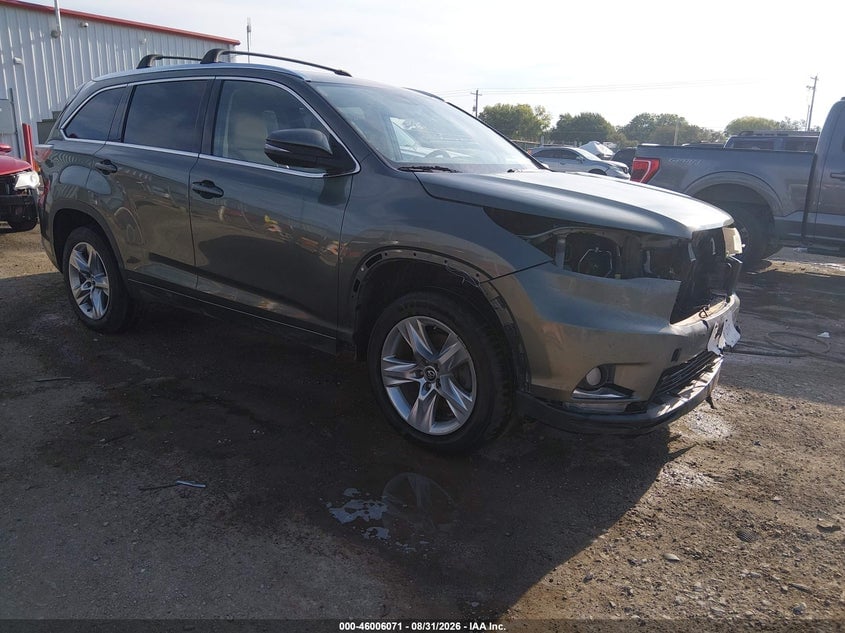2016 TOYOTA HIGHLANDER LIMITED V6 | 5TDYKRFH7GS156669 | UPCARS
