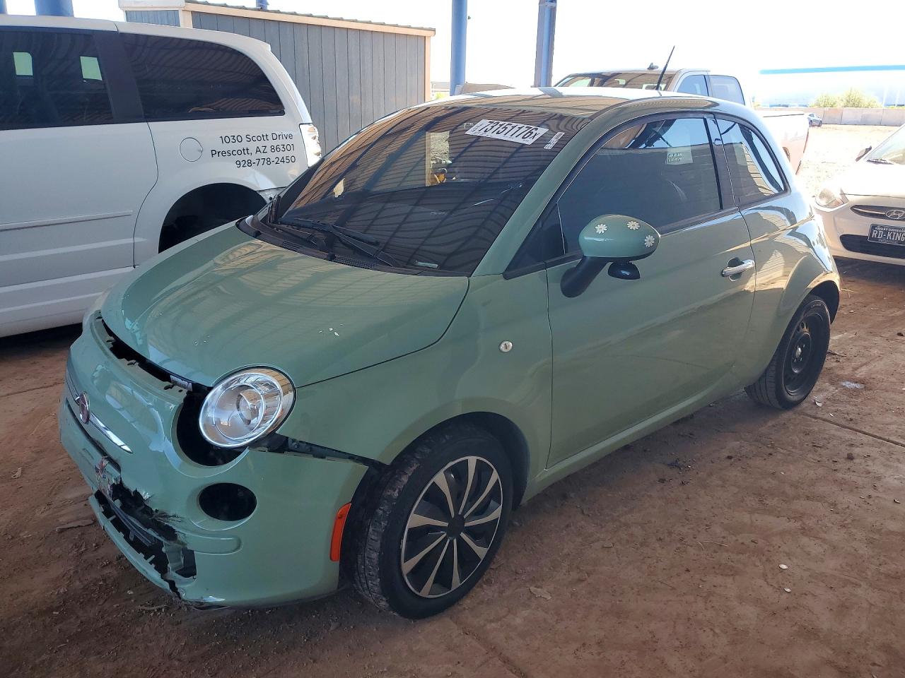 2015 FIAT 500 POP | 3C3CFFAR5FT569969 | UPCARS