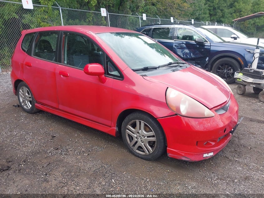 2007 HONDA FIT SPORT | JHMGD38687S064541 | UPCARS
