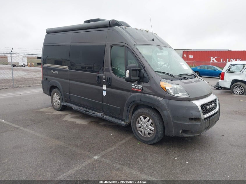 2021 RAM PROMASTER 1500 HIGH ROOF 136 WB | 3C6LRVBG8ME568981 | UPCARS
