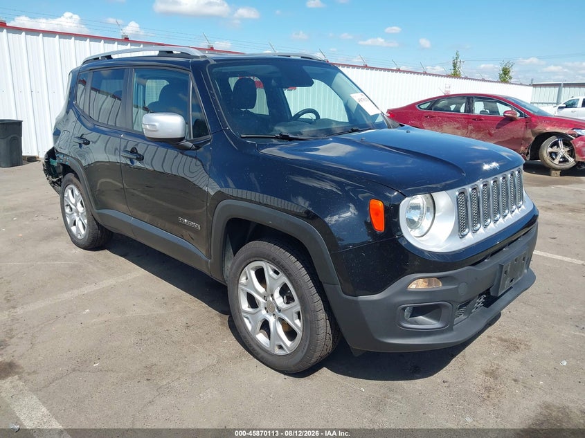 2016 JEEP RENEGADE LIMITED | ZACCJBDT1GPD16862 | UPCARS