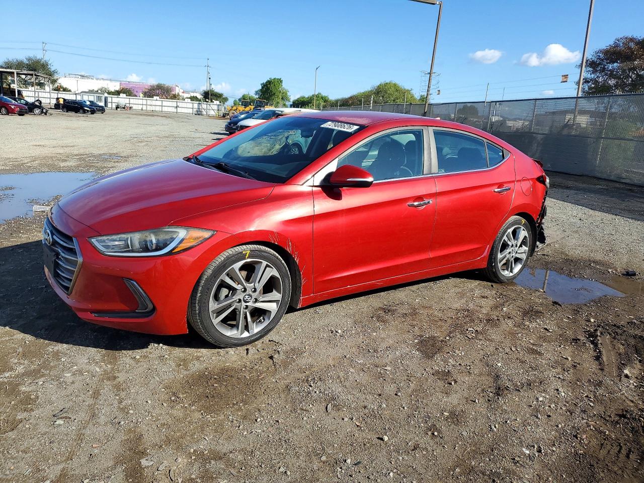 2017 HYUNDAI ELANTRA LIMITED | 5NPD84LF9HH103739 | UPCARS