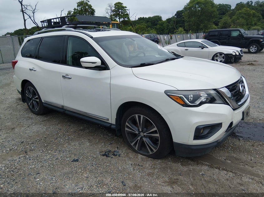 2017 NISSAN PATHFINDER PLATINUM | 5N1DR2MM6HC640722 | UPCARS