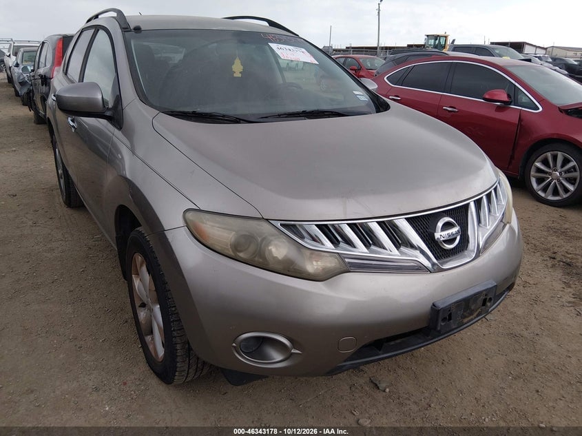 2009 NISSAN MURANO S | JN8AZ18U19W103062 | UPCARS