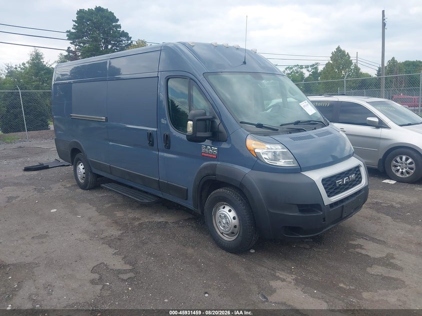 2019 RAM PROMASTER 3500 CARGO VAN HIGH ROOF 159 WB EXT | 3C6URVJG8KE551438 | UPCARS