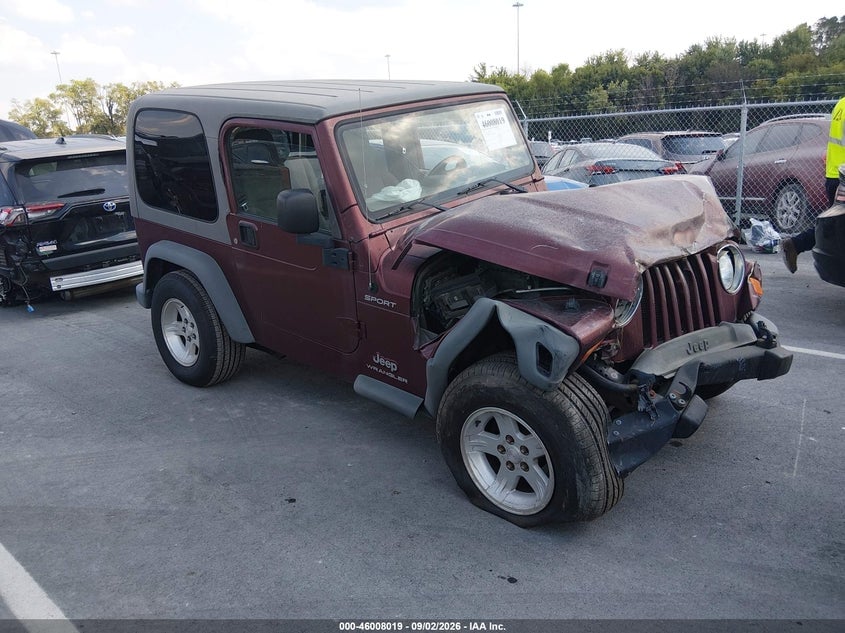 2004 JEEP WRANGLER SPORT | 1J4FA49S04P730758 | UPCARS