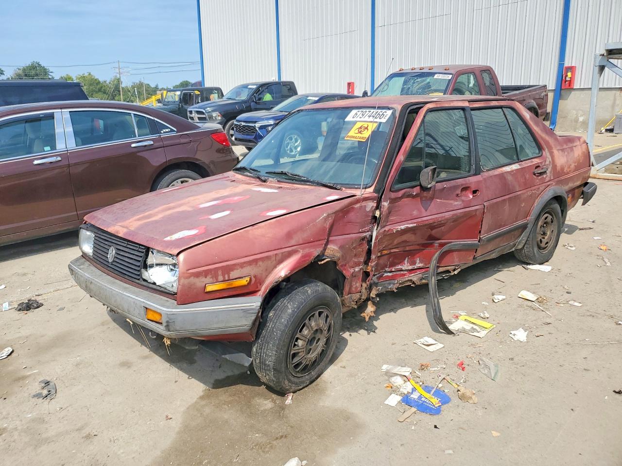 1987 VOLKSWAGEN JETTA DELUXE | WVWGA9169HW595491 | UPCARS
