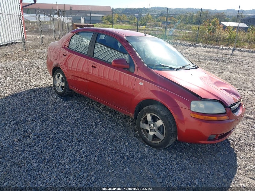 2006 CHEVROLET AVEO LT | KL1TG56616B602489 | UPCARS