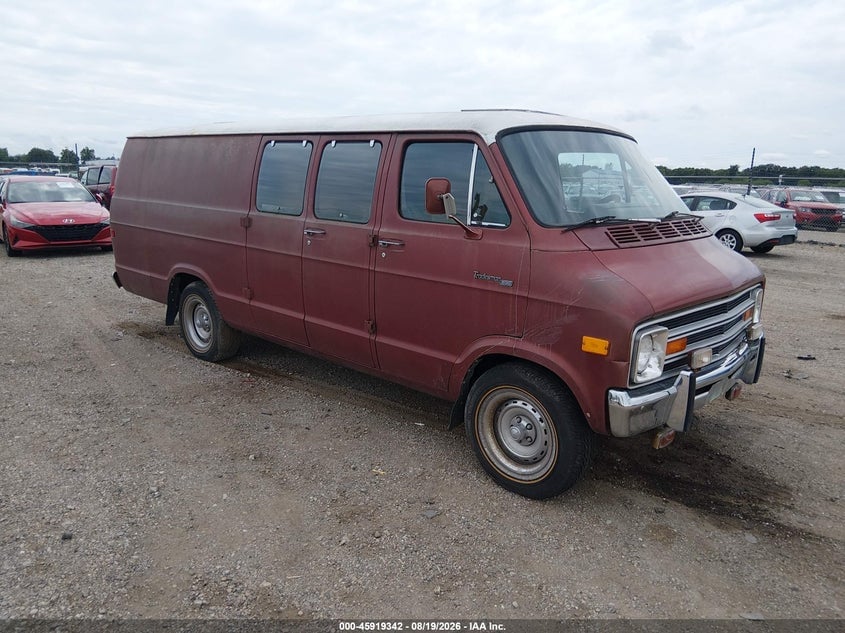 1978 DODGE RAM VAN | B25BF8X149412 | UPCARS