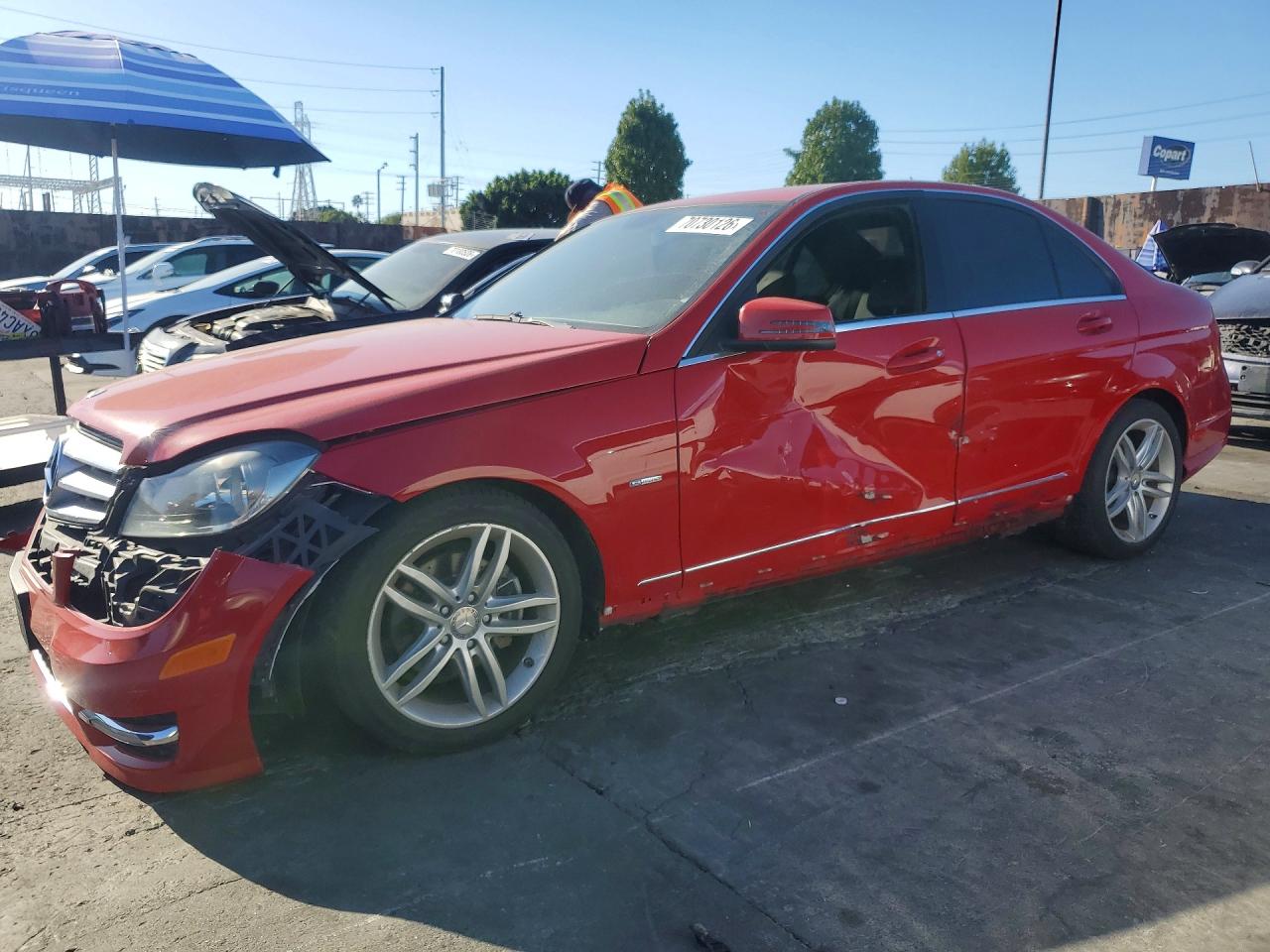 2012 MERCEDES-BENZ C-CLASS 250 | WDDGF4HB4CR191213 | UPCARS