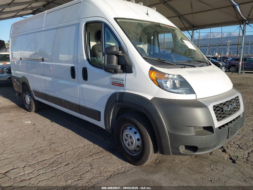 2021 RAM PROMASTER 3500 CARGO VAN HIGH ROOF 159 WB EXT | 3C6MRVJG9ME561950 | UPCARS