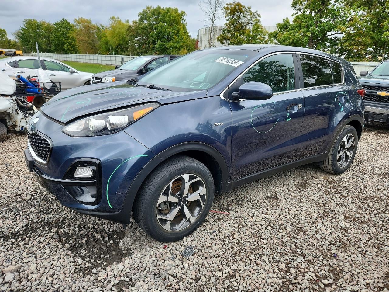 2020 KIA SPORTAGE LX | KNDPMCAC9L7629653 | UPCARS