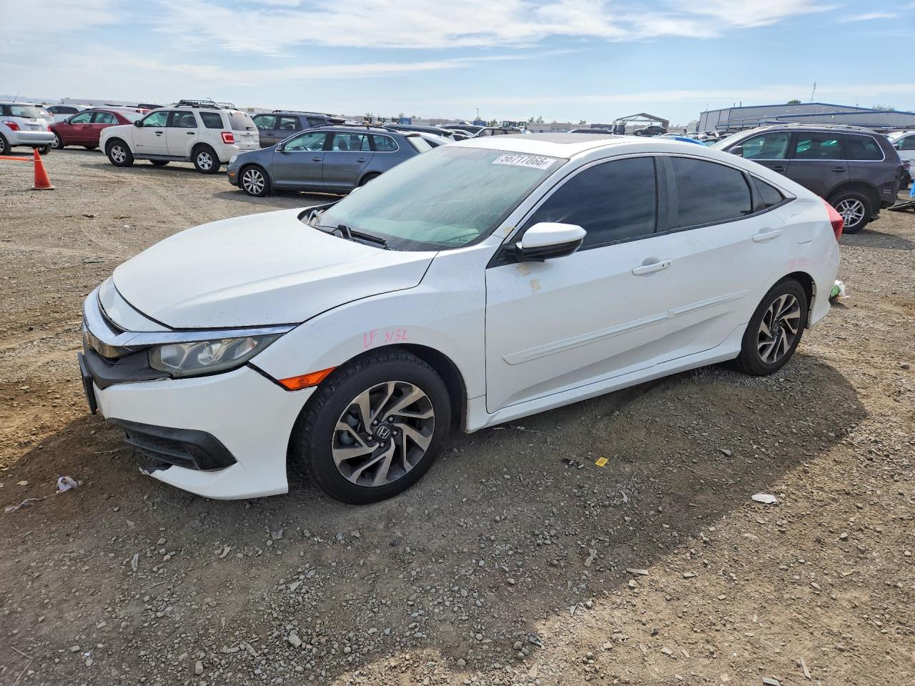 2018 HONDA CIVIC EX | 19XFC2F73JE206438 | UPCARS