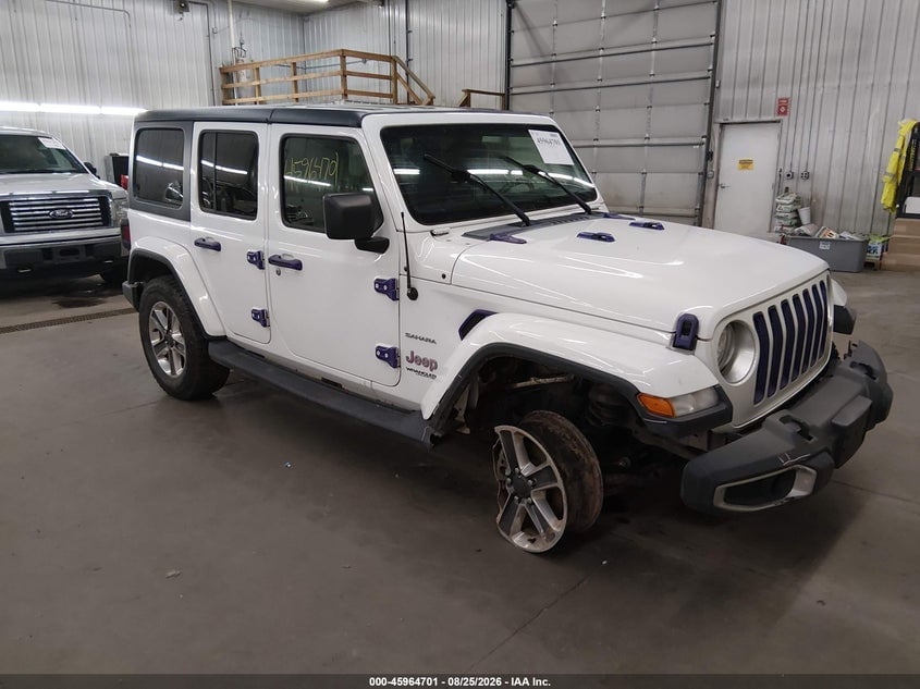 2018 JEEP WRANGLER UNLIMITED SAHARA 4X4 | 1C4HJXEG6JW135707 | UPCARS