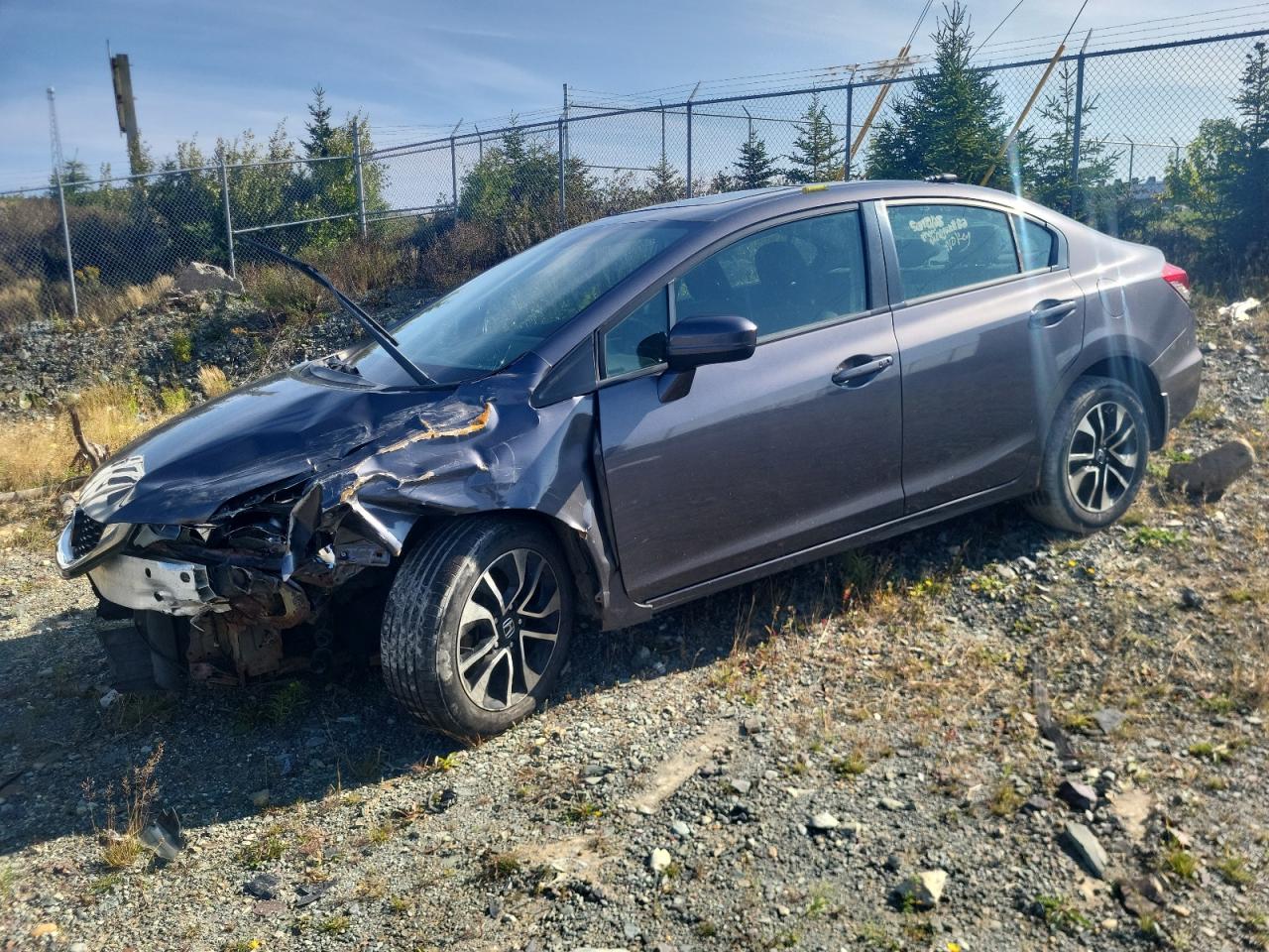 2015 HONDA CIVIC LX | 2HGFB2F57FH008203 | UPCARS