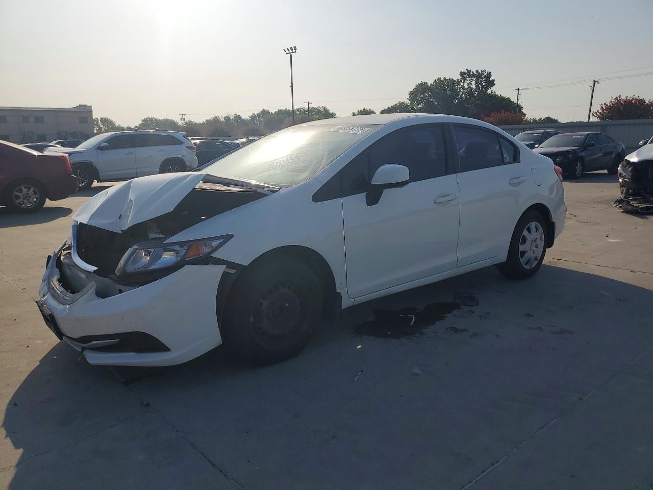 2013 HONDA CIVIC LX | 19XFB2F5XDE207740 | UPCARS