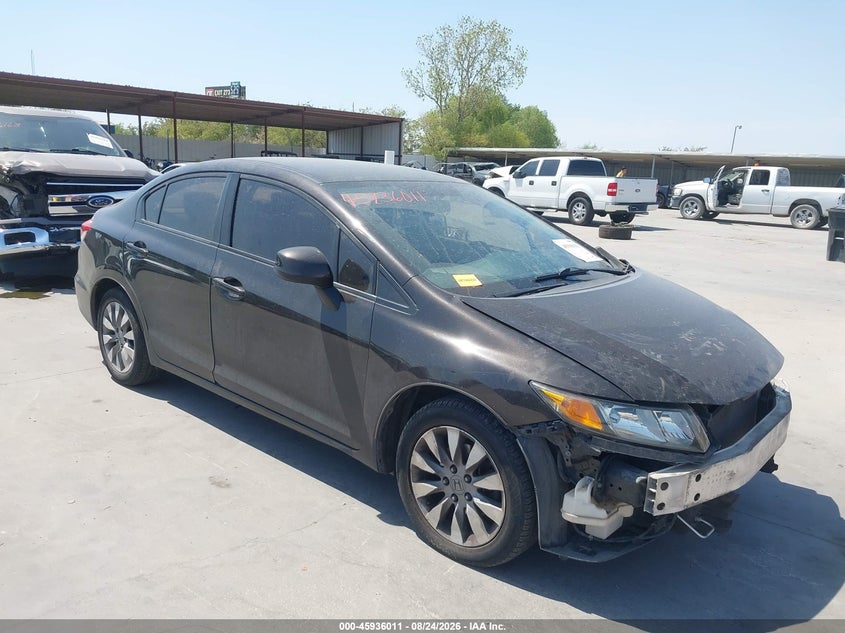2013 HONDA CIVIC LX | 19XFB2F53DE006620 | UPCARS