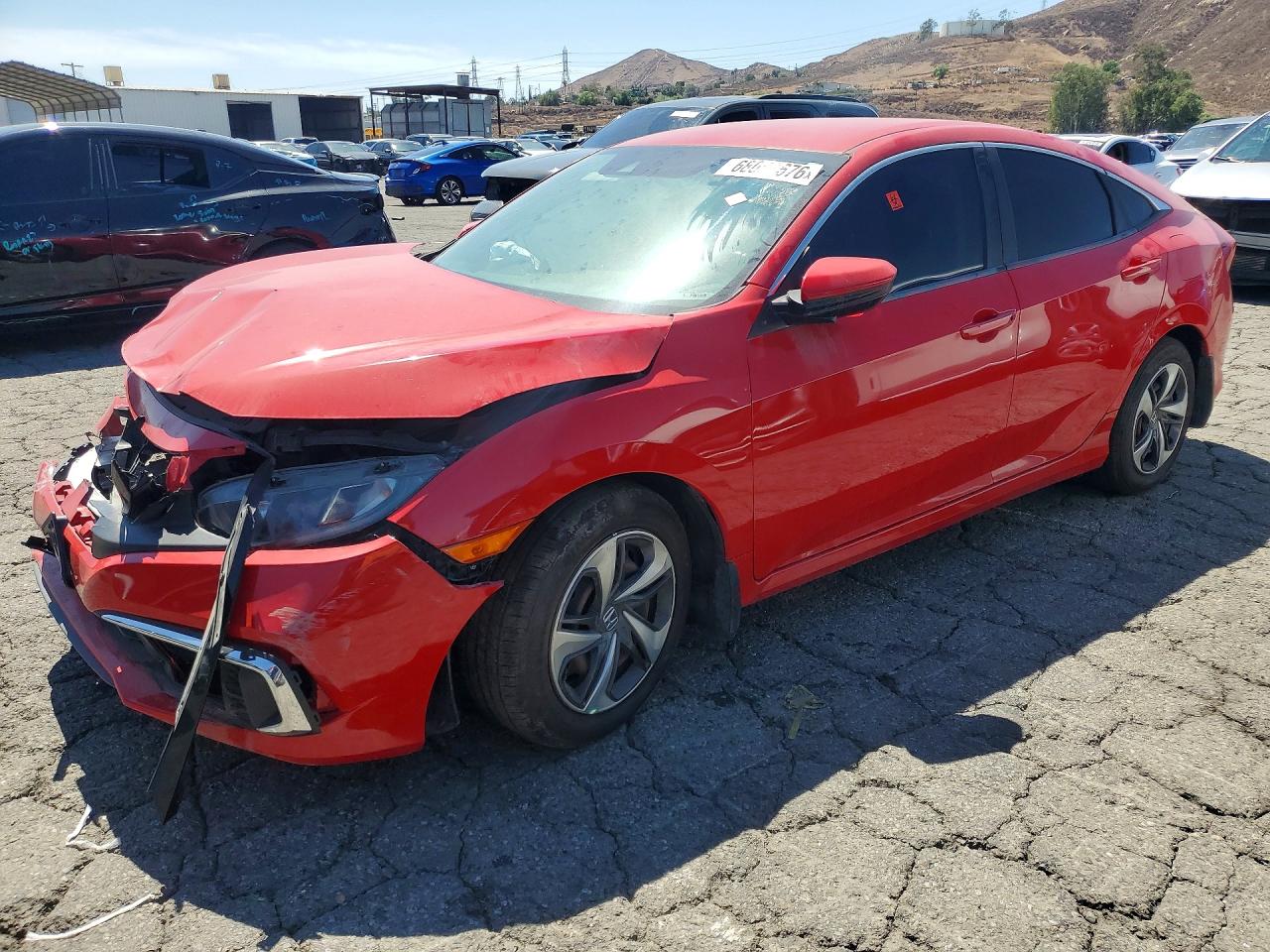 2019 HONDA CIVIC LX | 2HGFC2F6XKH592497 | UPCARS
