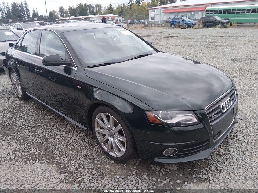 2012 AUDI A4 2.0T PREMIUM | WAUFFAFL5CA086451 | UPCARS